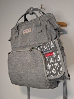 IKIOD Diaper Bag With Built-in Changing Table Including Additional Changing Pad